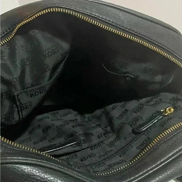 Michael kors Black leather satchel handbag - Picture 6 of 12